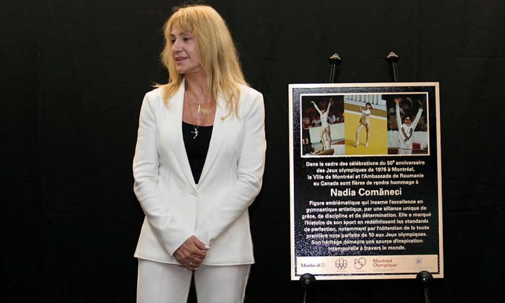 REPORTAJ FOTO-VIDEO | Nadia, o întoarcere triumfală la Montreal. Placă omagială dedicată Nadiei Comăneci