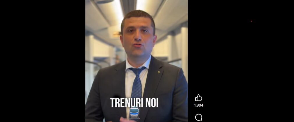 Trenuri noi abandonate printre buruieni. Miruță dezvăluie pe Facebook ce a găsit la Transporturi: „Ni s-a spus că nu se poate”