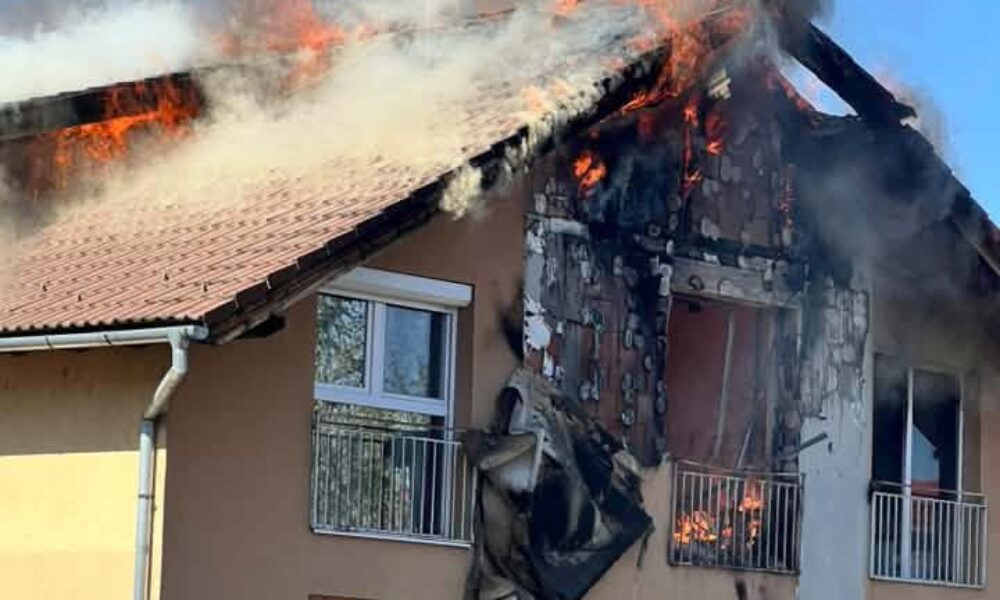 Incendiu puternic într-un bloc din Florești. Mai multe apartamente au fost cuprinse de flăcări VIDEO