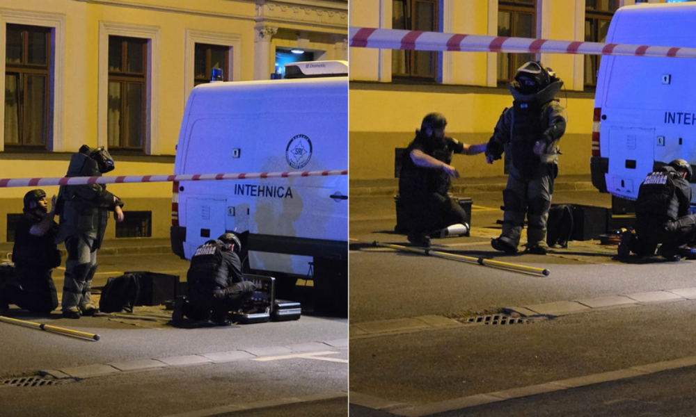 Alertă la Oradea din cauza unui pachet suspect descoperit în centrul orașului
