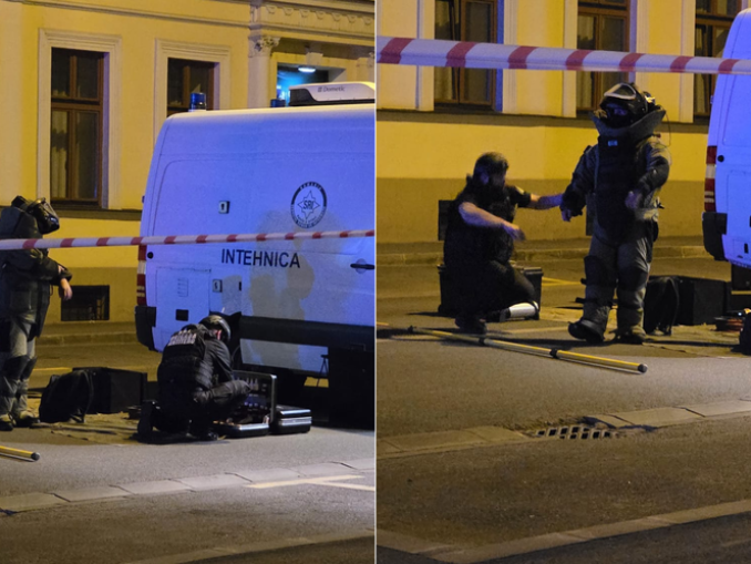 Alertă la Oradea din cauza unui pachet suspect descoperit în centrul orașului