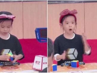 O fetiță de șase ani din China a stabilit un nou record mondial la cubul Rubik. Performanța uluitoare realizată în doar câteva secunde VIDEO