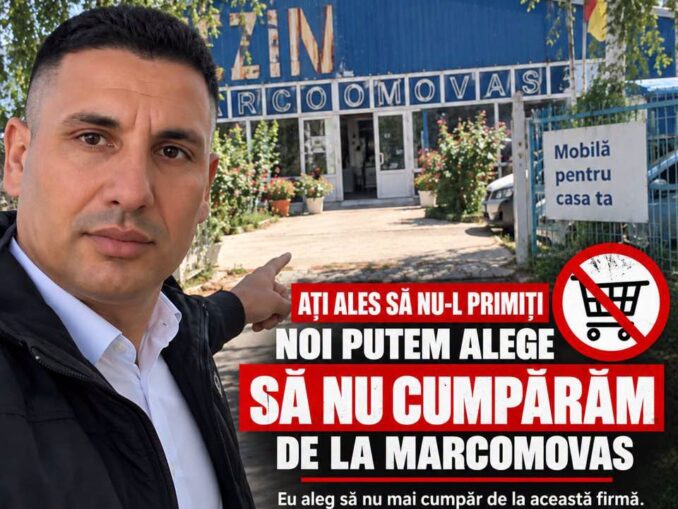 Lider AUR din Vaslui, boicot împotriva fabricii care l-a refuzat pe Georgescu. Val de reacții împotriva sa