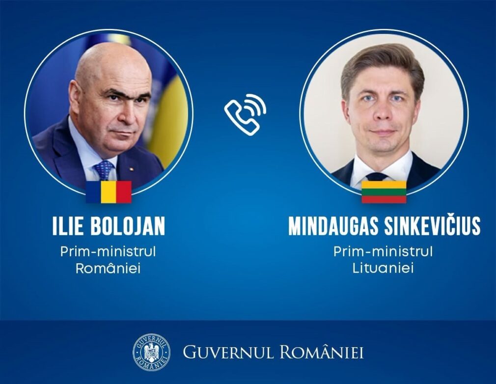Bolojan l-a felicitat pe noul premier al Lituaniei: discuție despre apărare, securitate și extinderea UE