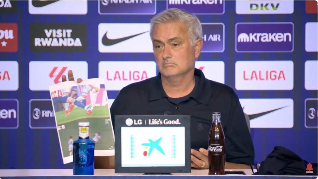 VIDEO Scandal în La Liga. José Mourinho a prezentat fotografii șocante cu accidentarea lui Valverde, după meciul cu Atlético Madrid