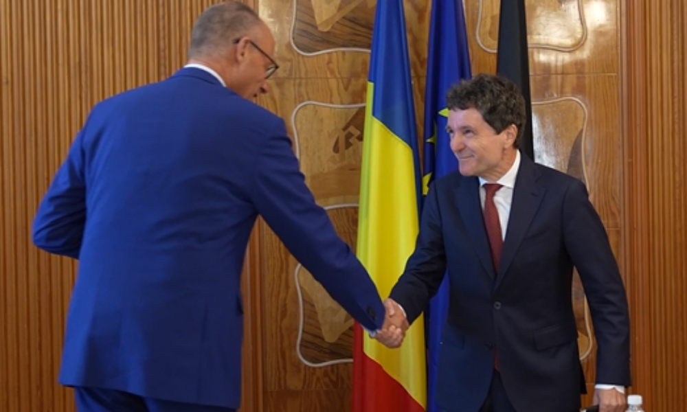 Nicușor Dan, întâlnire cu cancelarul german Friedrich Merz: „Am subliniat necesitatea consolidării Flancului Estic al NATO” – VIDEO