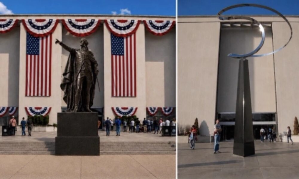Trump vrea o statuie uriașă a lui George Washington la Smithsonian. Sculptura „Infinity”, înlocuită după aproape 60 de ani