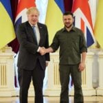 Boris Johnson și Volodimir Zelenski; foto: Facebook/ Boris Johnson