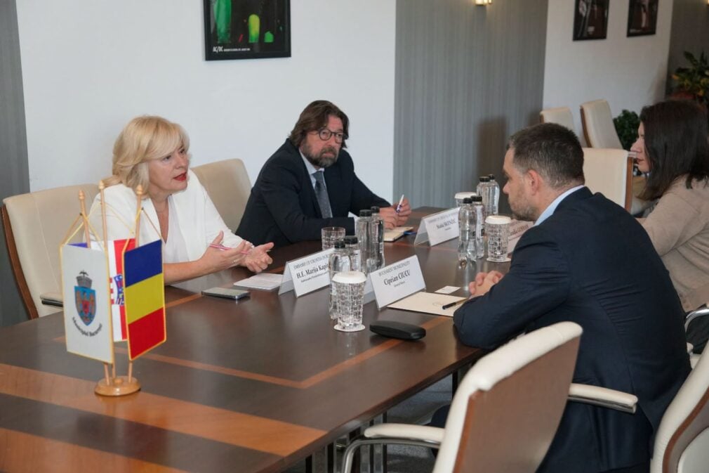 Ciprian Ciucu s-a întâlnit cu ambasadoarea Croației. Discuții despre o colaborare între București și Zagreb