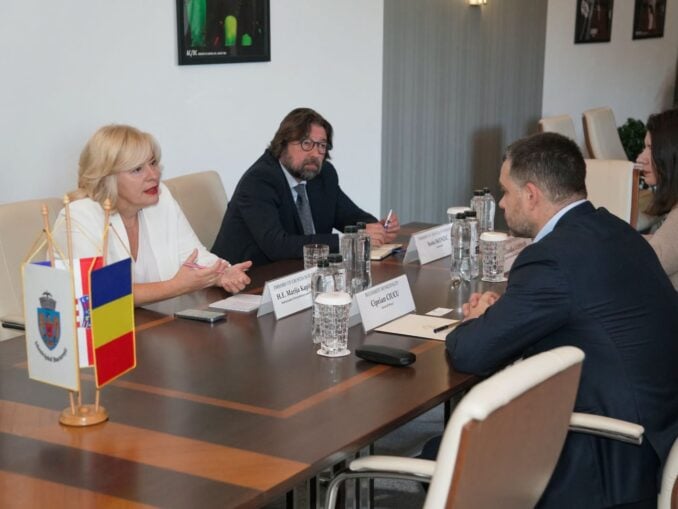 Ciprian Ciucu s-a întâlnit cu ambasadoarea Croației. Discuții despre o colaborare între București și Zagreb