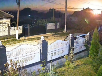 VIDEO O dronă s-a prăbușit și a explodat în Republica Moldova. Momentul, surprins de camere