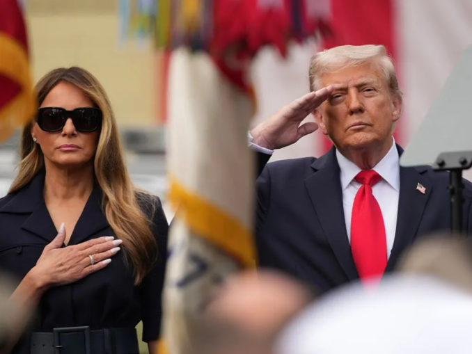 VIDEO Donald și Melania Trump au omagiat victimele de la 9/11 la Pentagon