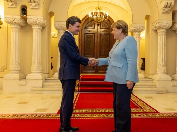 Nicușor Dan, întâlnire cu Angela Merkel la Cotroceni. Ce au discutat președintele României și fostul cancelar german