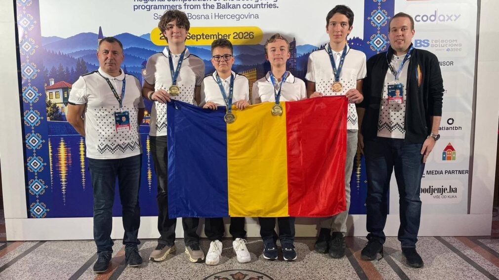 Trei medalii de aur și una de bronz pentru elevii români la Olimpiada Balcanică de Informatică pentru Juniori