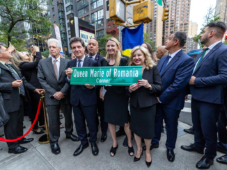 Nicușor Dan inaugurează „Queen Marie of Romania Corner” la New York