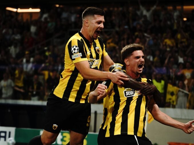VIDEO Eurogol semnat de Răzvan Marin. AEK Atena debutează cu dreptul în Liga Campionilor, 1-0 cu LASK Linz