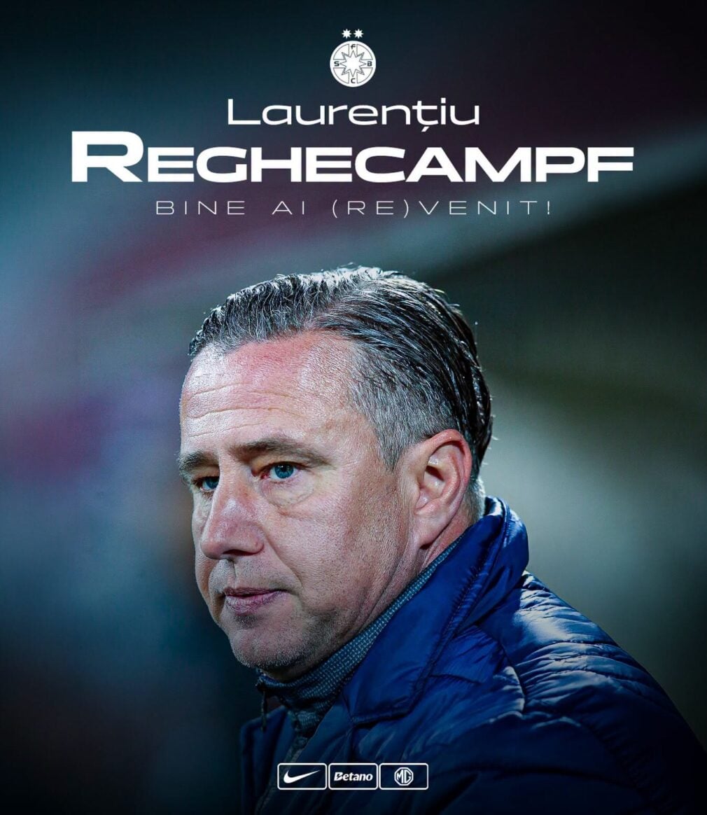 VIDEO Laurențiu Reghecampf este noul antrenor al FCSB. Ce staff va avea tehnicianul