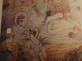 Galeria secretă a lui Arsenie Boca. Biserica unde sfinții împart pereții cu Dostoievski, telefoane, diavoli și atomi FOTO