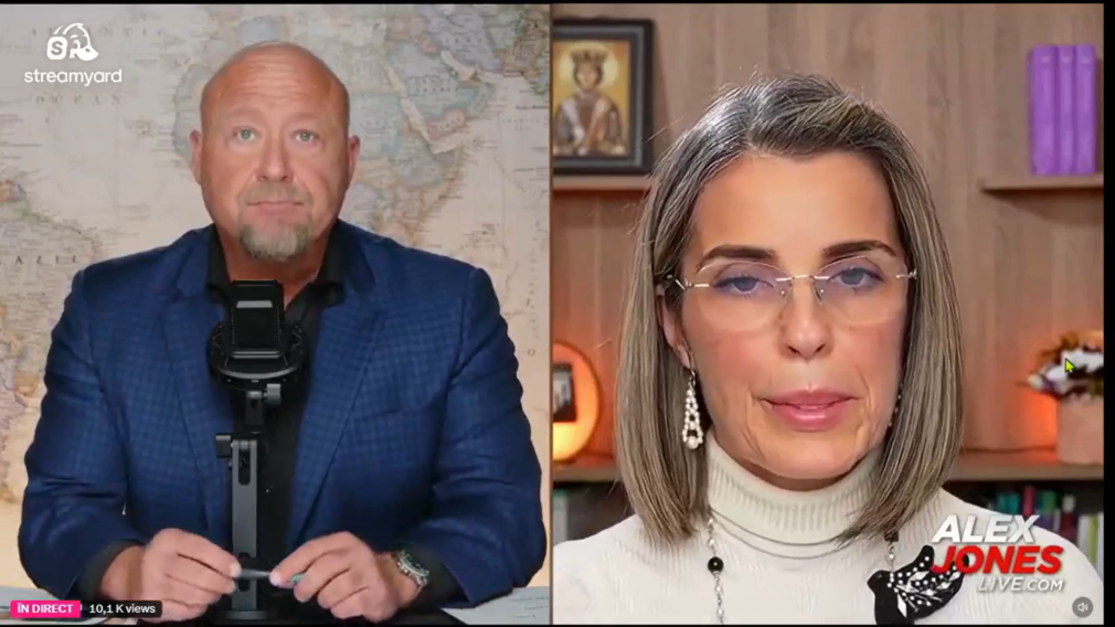 Interviu al Cristelei Georgescu în presa americană. Acuzații la adresa DIICOT în emisiunea lui Alex Jones