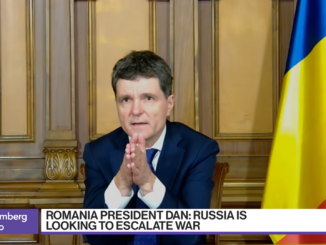 VIDEO Nicușor Dan, la Bloomberg: România nu vrea escaladare, dar își întărește apărarea împotriva dronelor rusești