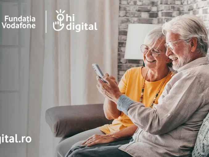 Fundația Vodafone lansează platforma Hi Digital, care îi ajută pe seniori să folosească tehnologia cu mai multă încredere