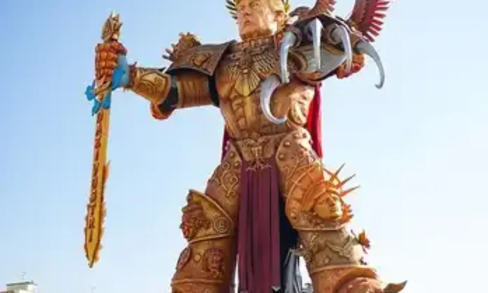 De la „Trump Buddha” la „God Emperor Trump”. Cele mai bizare monumente ridicate pentru Trump