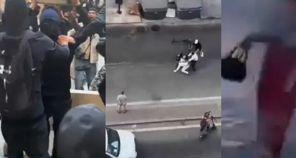 O scenă neobișnuită surprinsă în timpul manifestațiilor de la Milano a ajuns rapid virală pe internet: un bărbat a fost înregistrat în timp ce fugea cu o tavă întreagă de înghețată