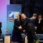 Oana Țoiu și Mark Rutte