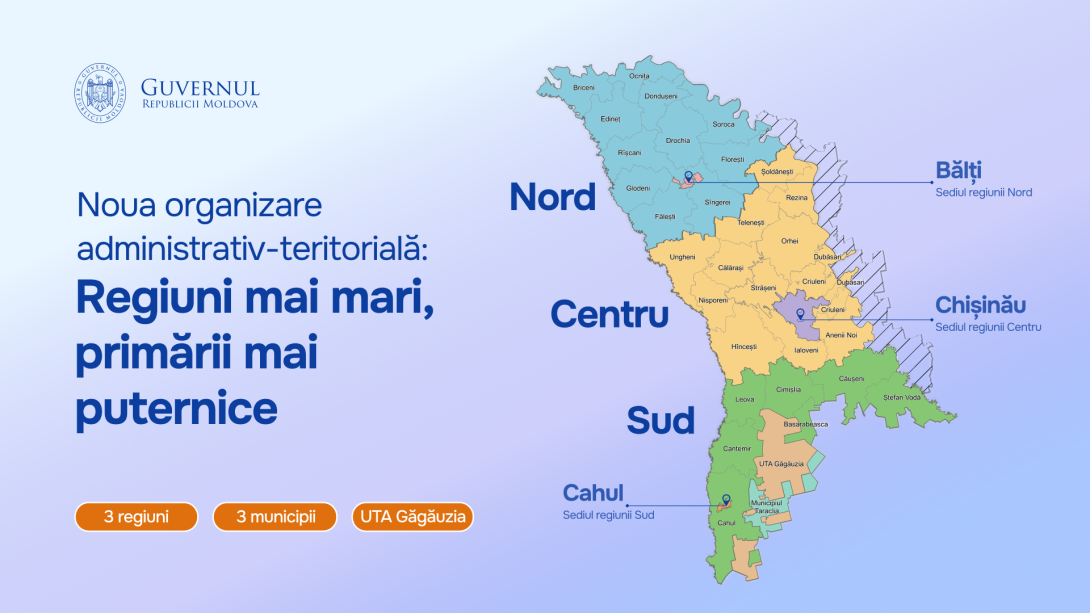 Cum ne-a luat-o înainte Republica Moldova la reorganizarea administrativ-teritorială și de ce a funcționat „amalgamarea voluntară”. Ce ține România pe loc