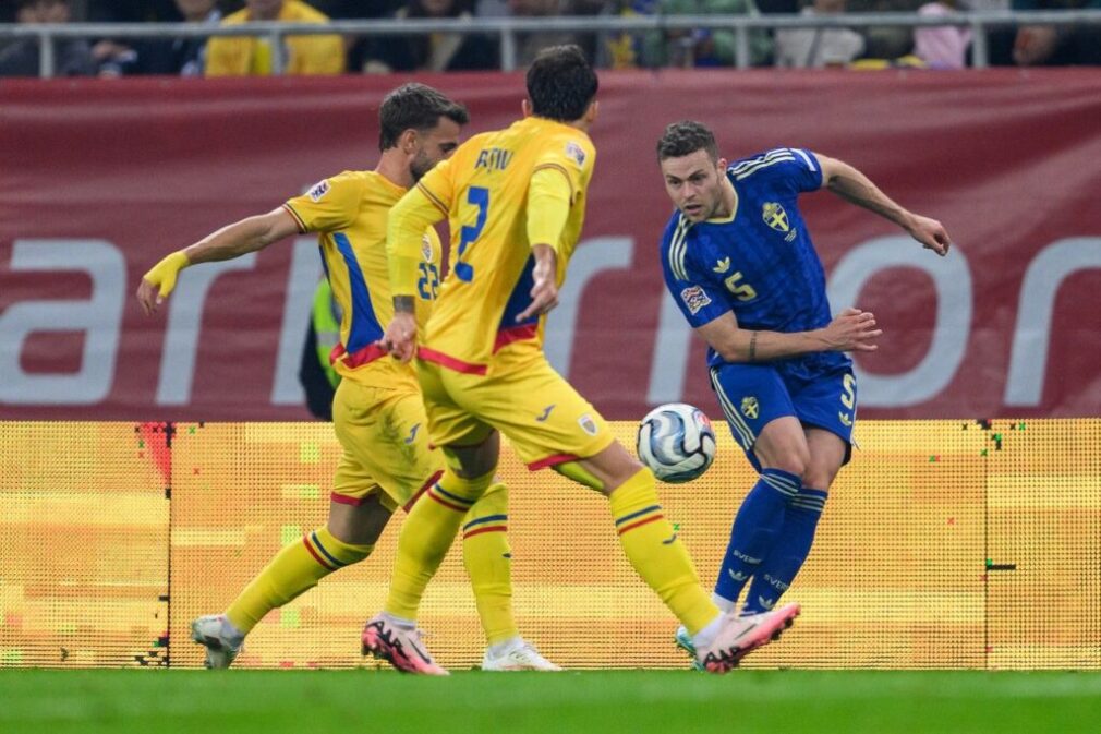 A patra înfrângere în Liga Națiunilor: Suedia a învins România cu scorul de 1-0