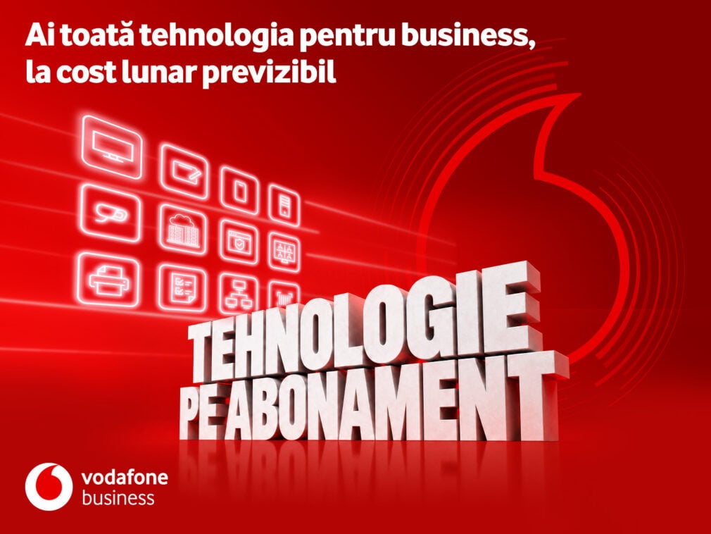 Vodafone Business lansează Tehnologie pe Abonament: echipamente, conectivitate, securitate și servicii profesionale într-un singur abonament lunar