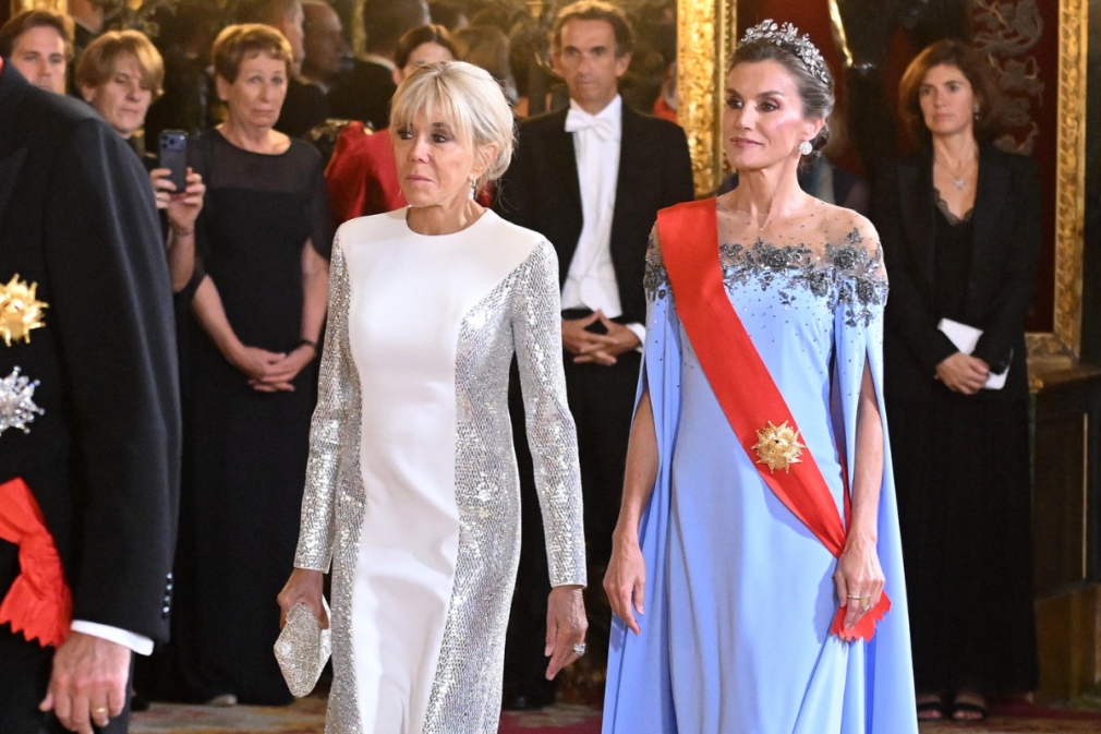 VIDEO Regina Letizia și Brigitte Macron, au atras toate privirile la Madrid