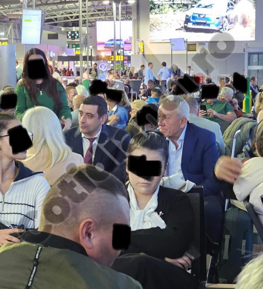 FOTO EXCLUSIV George Simion, surprins alături de „Bolojenistul” din PSD pe aeroportul din Bruxelles