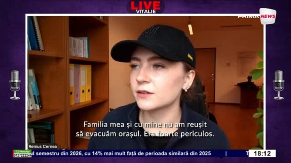 PRIMA NEWS Cum a ajuns Kateryna Kusmarova jurnalistă de război la doar 17 ani? „Nici măcar nu ştiam că această profesie se numeşte fixer”