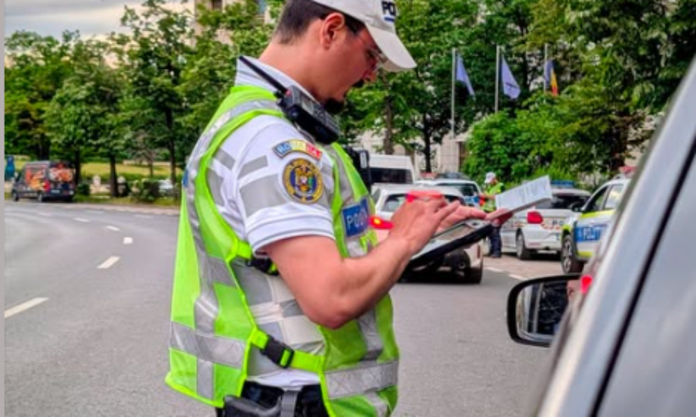 42 de taloane reținute în trafic și amenzi de 60.000 de lei după o acțiune a Poliției Capitalei și a Registrului Auto Român