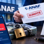 Somație ANAF pentru datorii fiscale, cont bancar blocat și termen de 15 zile pentru achitarea obligațiilor.