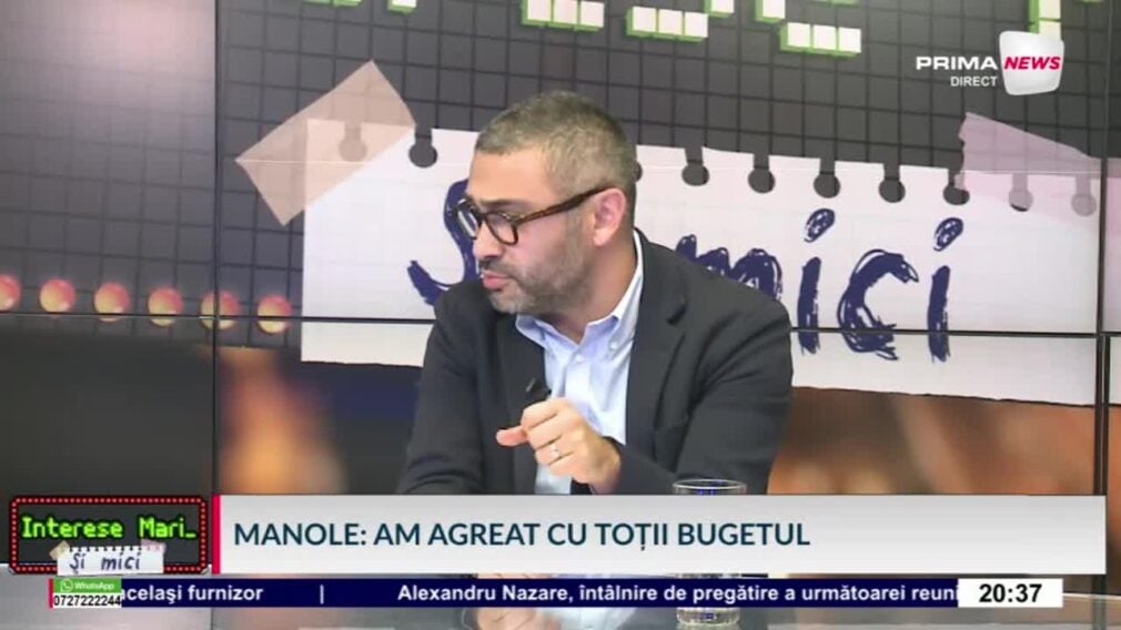 PRIMA NEWS Este posibilă o guvernare PSD-AUR? Florin Manole, fost ministru al Muncii: „George Simion nu este un politician de încredere”