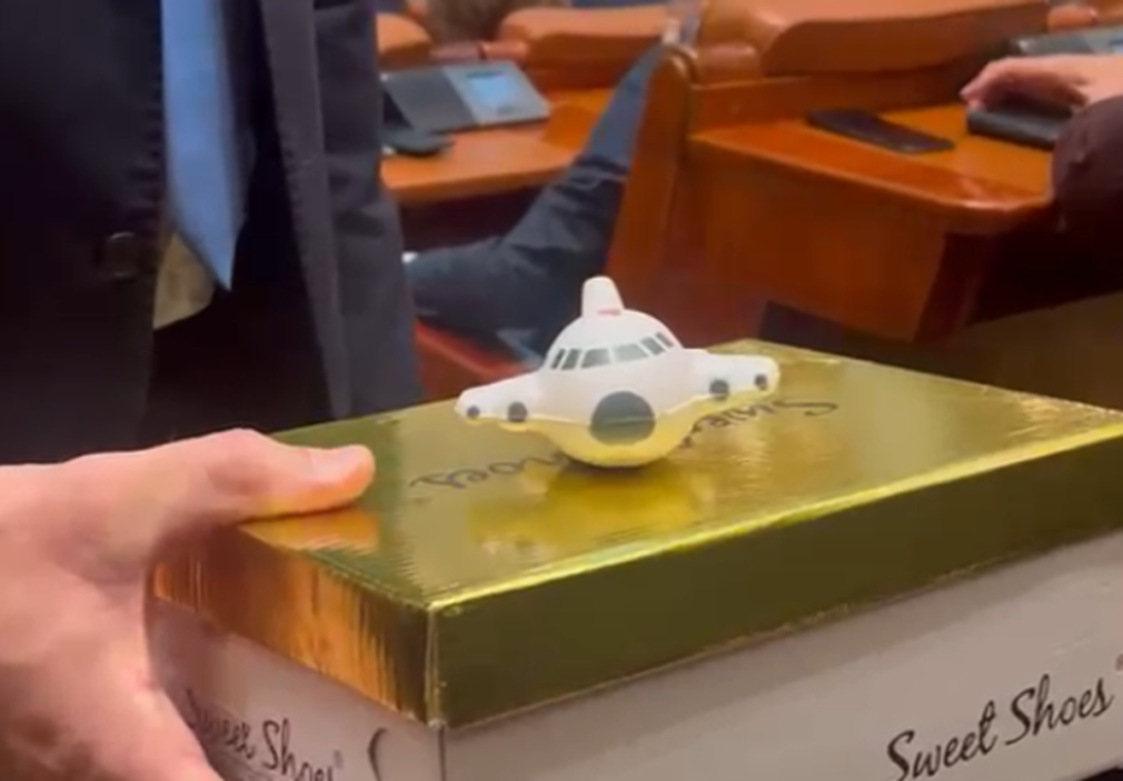 VIDEO Cutii de pantofi și avioane de jucărie. Atacurile politice dinaintea învestiturii Guvernului Niculescu