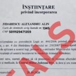 Imagine cu documentul de încorporare a tinerilor în armată, prezentat de MApN ca fiind fals