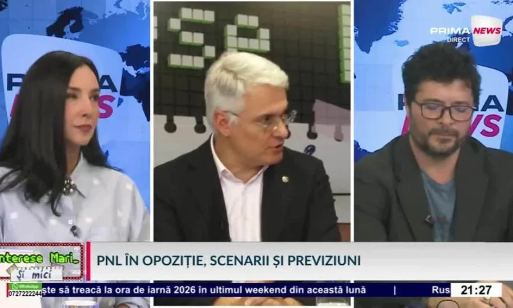 PRIMA NEWS Ce înseamnă intrarea PNL în opoziţie. Dragoş Pîslaru, fost ministru: „Avem colegi care s-au obişnuit cu ideea că statul e o puşculiţă”