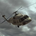 Imagine ilustrativă cu un elicopter, în contextul prăbușirii unei aeronave EUFOR în Bosnia și Herțegovina, soldată cu trei morți și mai mulți răniți.