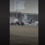 Fum după exploziile de la Riad, în zona aeroportului King Khalid