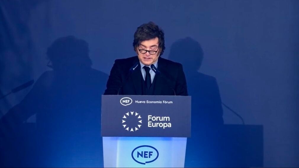 VIDEO Javier Milei cere înlăturarea premierului spaniol Pedro Sanchez. „Un dictator nefrecventabil”