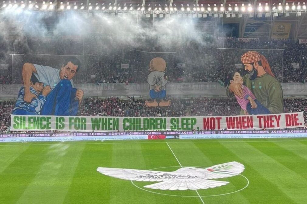 Meciul Konyaspor – Palestina, transformat într-un mesaj pentru Gaza: „Liniștea se păstrează când copiii dorm, nu când mor”