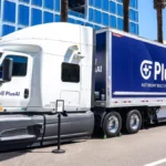Remorci PlusAI cu sigla Nvidia furate din California, încărcate cu 18 tone de nisip
