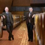 Renzo Cotarella și marchizul Piero Antinori, reprezentanți ai cramei italiene Marchesi Antinori din Toscana.