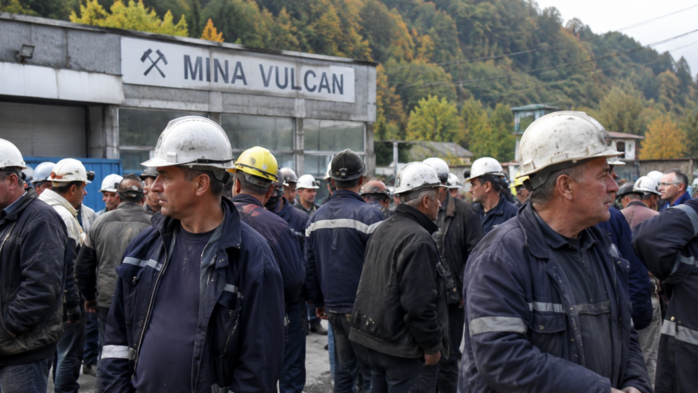 Salariile minerilor de la Vulcan, blocate de cadrul legal. Ministerul promite un amendament, dar majorările se lasă așteptate