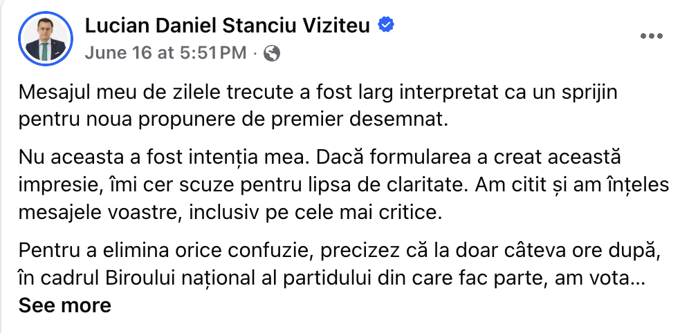 Lucian Viziteu explicații