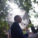 Declarații de presă la finalul întâlnirii dintre Luca Niculescu, prim-ministrul desemnat și liderii PSD, la sediul partidului din București, 8 octombrie 2026. Inquam Photos / George Călin